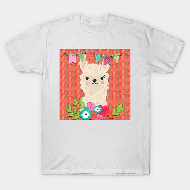 Llama Party T-Shirt by 4Craig